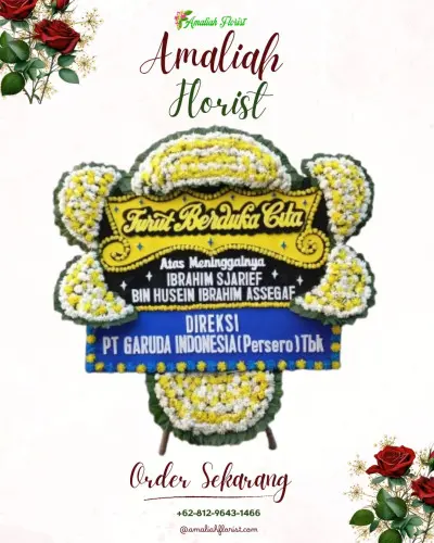 Papan Bunga Duka di Boting
