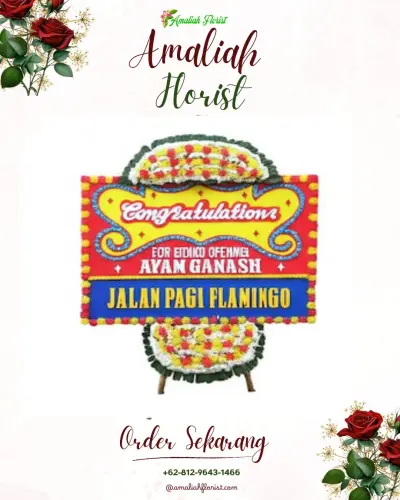 Bunga Papan Congratulation di Boting
